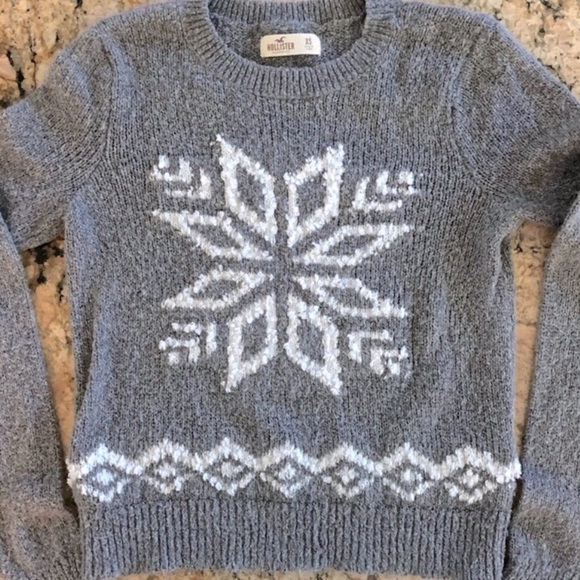 ❄️Hollister Sweater ❄️Snowflake Super Soft - Picture 4 of 10